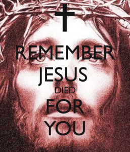 Jesus Died For You